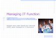 Managing IT Function - blogs.unpad.ac. Fungsi Business Liaison Teknologi Informasi Operations - Strictly