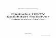 Digitaler HDTV Satelliten Receiver - tivs.de · Sicherheits- und Aufstellhinweise - 5 - Ziehen Sie unbedingt sofort den Netzstecker aus der Steckdose, falls unbeabsichtigt Flüssigkeiten