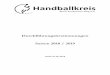Durchfأ¼hrungsbestimmungen Saison 2018 ... - handball-bes.de und benutzt das Handball-Programm SIS-Handball