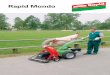 Rapid Mondo 11 05 d - Niklaus Baugeräte GmbH · Der Lockermann: Rapid Mondo mit Bodenfräse Mit ihrer Arbeitsbreite von 70 cm passt die sehr robust gebaute Bodenfräse in jeden Garten