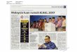 Jenis Akhbar : Utusan Malaysia Tarikh : 14/11/2017 Edisi ...angkasa.coop/bm/images/keratanakhbar/NOV/Malaysia-tuan-rumah-ICAKL... · tuan rumah dalam majlis sama yang berlangsung