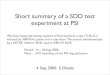 Short summary of a SDD test experiment at PSI - ag.riken.jpag.riken.jp/okada/e570ana/060904-SummarySPIX.pdfShort summary of a SDD test experiment at PSI 4 Sep, 2006 S.Okada We have