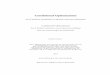 Conditional Optimization - Universiteit Utrecht Conditional Optimization An N-particle formalism for