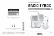 Guide d’utilisation RADIO TYBOX - deltadore.com · guide d’installation du RADIO TYBOX. Réveil du RADIO TYBOX Le récepteur RF 640 prend en compte instantanément toute information