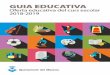 GUIA EDUCATIVA · Un any més, teniu a les mans la guia educativa, amb l’oferta de serveis per al curs 2018-2019, enguany amb un canvi de format que espe - rem que us facilitarà