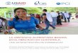 LA ASISTENCIA ALIMENTARIA BASADA EN EL MERCADO EN GUATEMALA · Sin embargo, en Guatemala, los proyectos incorporan diferentes filosofías, desde la libertad hasta la influencia y