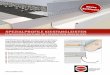 SPEZIALPROFILE KIESFANGLEISTEN - protektor.de · Ausgabe: 2 03/16 2 GZ 12006 Kiesfangleiste 80 x 90 mm 9130 Balkon- und Terrassenplatten- abschlussprofil Aluminium natur/ 1 mm 250