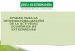 Título de la Presentación de Extremadura Avante · a) Campañas publicitarias en medios de comunicación de los mercados de destino. b) Presentaciones, demostraciones y degustaciones