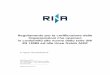 Regolamento EN 15085 Marzo 2013 - shared.rina.org · deve rispondere ai requisiti definiti nella norma UNI EN 15085 ed alle linee guida ANSF; in particolare per i requisiti della