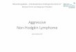 Aggressive Non-Hodgkin Lymphome - klinikumevb.de · KEvB –Aggressive Non Hodgkin Lymphome Aggressive B-NHL (außer LBL und BL)3: Alter Risikogruppe (aaIPI)7 Handlung Prätherapeutische