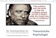 Theoretische Psychologie · M14a -V0 SS2019 Prof. Dr. Hans Christian Waldmann M14a Theoretische Psychologie Start 1