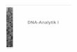DNA-Analytik I - genome.imb-jena.de · DNA Desoxyribonukleinsäure Friedrich Miescher 1844-1895 • beschrieb Abtrennung von Cytoplasma und Zellkernen • isolierte aus Zellkernen