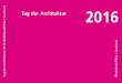 ooklet RLP S 06 · Tag der Architektur 2016 Rheinland-Pfalz/ Saarland Architektur für alle – Tag der Architektur 2016 „Architektur für alle“, so lautet 2016 das Motto des
