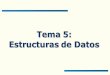 Presentación de PowerPoint struct moodle 33.pdf · Estructuras • Una estructura es un tipo de datos que permite agrupar bajo un mismo nombre elementos, denominados miembros (o