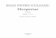 Hesperus - Ioan Petru Culianu.pdf · IOAN PETRU CULIANU frecare a nasurilor de nasul lui. Desi în timpul operatiunii nu se SimCi prea fericit, cel putin fusese acceptat de grup