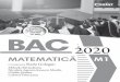 Bacalaureat 2020. Matematica M1 - Radu Gologan, … 2020...Teste de SIMULARE BAC pentru clasa a XI-a Se acordă 10 puncte din oficiu Test 1 SUBIECTUL I (30 de puncte) 5p 1. Calculați