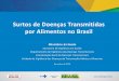 Surtos de Doenças Transmitidas por Alimentos no Brasilportalarquivos.saude.gov.br/images/pdf/2016/... · Conceito • Doença Transmitida por Alimento (DTA): síndrome geralmente