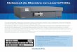 Sistemul de Marcare cu Laser LP130e - DTM Printdtm-print.eu/ro/brochures/74442-LP130e-RO.pdfPrincipala diferen˚ă este că LP130e con˚ine un laser de mare putere, cu mediu activ