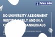 Do University Assignment Writing Easily and in a Customized Manner- TutuorsIndia.com for Assignment Services