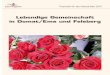 Lebendige Gemeinschaft in Domat/Ems und Felsberg · 2015-04-22 · Blume und am meisten doch wohl eine unge-mein herzliche Umarmung des Dankes. Du hast mich gelehrt zu denken, zu