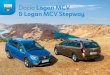 Katalog Dacia LOGAN MCV In STEPWAY CRO · 2019-11-21 · Ojačana karoserija štiti putnike. Sustav protiv blokiranja kotača (ABS) radi u kombinaciji sa sustavom za pomoć pri naglom