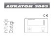 instrukcja 3003 PL v08...7 Wybór właściwej lokalizacji dla regulatora temperatury AURATON 3003 Na poprawne działanie regulatora w dużym stopniu wpływa jego lokalizacja. Usytuowanie