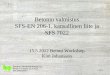 Betonin valmistus SFS-EN 206-1, kansallinen liite ja SFS 7022 · 2018-03-08 · Suomen Betoniyhdistys r.y. Betoni workshop 15.5.2012 Kim Johansson 4(12) SFS-EN 206-1, kansallinen