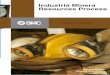 Industria Minera Resources Process · 2019-10-09 · Medición de polvo Bombas para pulpas Concentración y enriquecimiento Centrífuga Lavadero ... Basculador de desviación Estación