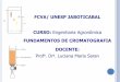 FCVA/ UNESP JABOTICABAL CURSO: Engenharia Agronômica · 5. CROMATOGRAFIA GASOSA Mecanismo de separação: baseado na partição dos componentes de uma amostra entre a fase móvel