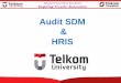 Audit SDM HRIS 2019-11-24¢  Fakultas Komunikasi dan Bisnis Inspiring Creative Innovation HR audit dimaksudkan