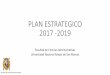 PLAN ESTRATEGICO 2017 -2019 - UNMSM · emprendedores, innovadores y competitivos, desarrollando investigación y transfiriendo conocimiento para el desarrollo sostenible del país