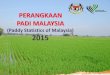 (Paddy Statistics of Malaysia) 2015 · Jabatan Pengairan dan Saliran Negeri dan IADA-IADA di atas sumbangan dan kerjasama mereka dalam mendapatkan maklumat yang diperlukan. Saya juga