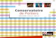 Conservatoire de Poitiers · lectures de ces correspondances au travers de plusieurs projets : les contes musicaux Histoires de soldats en novembre (Stravinsky-Ramuz), la création