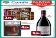 Del 25 de Mayo al 7 de Junio - Condis Supermercados · Del 25 de Mayo al 7 de Junio Vino Rioja Crianza GLORIOSO, 75 cl ANTES: 6,89€ (9,19€/litro) Jamón ibérico de cebo MANUEL