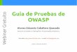 o t Guía de Pruebas de u t OWASP a r G Alonso Eduardo Caballero … · 2019-03-07 · pruebas de penetración contra aplicaciones web. La versión 4 de la guía de pruebas de OWASP,