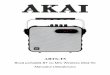 AKAI ABTS-T5 Ro UM 8dec2015 · 2018-04-23 · ***datorita dezvoltarii continue a produselor, specificatiile pot fi ... regleaza frecventele inalte pentru a influenta sunetele inalte