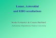 Lunar, Asteroidal and KBO occultations - unipd.itLunar, Asteroidal and KBO occultations ... Occultation with Aldebaran Allow to derive the diameter of stars, to discover binary star