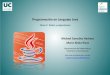 Programación en Lenguaje Java. Tema 2. Datos y …...1. Introducción a los lenguajes de programación 2. Datos y expresiones • Tipos primitivos. Variables y constantes. Operadores