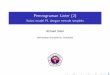 Pemrograman Linier (2)sabri.staff.gunadarma.ac.id/Downloads/files/44359/RO_pert3.pdf · Metode simpleks Metode simpleks adalah prosedur aljabar untuk menyelesaikan masalah PL. Tidak