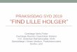PraKSISDAG SYD 2019 ”Find lille holger”...PRAKSISDAG SYD 2019 ”FIND LILLE HOLGER” Overlæge Niels Fisker Overlæge Rasmus Gaardskær Nielsen H.C. Andersen Børnehospital, OUH