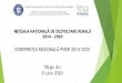 REȚEAUA NAȚIONALĂ DE DEZVOLTARE RURALĂ · 24 Reuniuni ale Grupului de Lucru LEADER în cadrul planului de acțiuni ale Rețelei Naționale de Dezvoltare Rurală 2014-2020 2.197.413