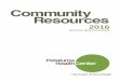 2016phealthcenter.org/wp-content/uploads/2016/06/PHCResource...2 El Centro de Salud de Petaluma ǁ 1179 N McDowell Blvd, Petaluma CA, 94954 ǁ (707) 559-7500 ǁ Recursos de la Comunidad