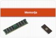 Memorija - Brؤچko RAM (Random Access Memory) Uposno-ispisna memorija, tj. memorija u koju se podaci