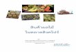 สินค้าผลไม้ ในตลาดสิงคโปร์ · 2016-11-14 · 13 บทวิเคราะห์ swot & tows 26 14 การส่งเสริมผลไม้ไทยของ