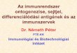 Az immunrendszer ontogenezise, sejtjei, differenciálódási … Nemeth... · 2018-03-05 · Az immunrendszer ontogenezise, sejtjei, differenciálódási antigének és az immunszervek