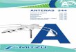 ANTENAS 344 - Mercado Ideal ANTENAS.pdf · la parte superior de algunos modelos de Televisiones Cable coaxial RG-59 a 75 ohms uso rudo ideal para la mayoría de las televisiones 