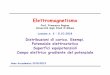 Distribuzioni di carica. Esempi. Potenziale elettrostatico ...ragusa/2018-2019/elettromagnetismo/elettromagnetismo 1 - Lezione n. 03...Elettromagnetismo – Prof. Francesco Ragusa
