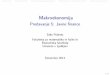 Makroekonomija - Predavanje 5: Javne finance · 2019-03-22 · MotivacijaFunkcije državeDržavna proračunska omejitevZnačilnosti JF v Sloveniji in tujiniTeorija javnega dolga Makroekonomija