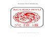ACUDO RYU MANUAL - WordPress.com · a. Normally the trainer run first around in the dojo with the students behind doing different movements b. Then he stops and moves his joints to
