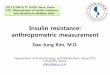 Insulin resistance: anthropometric Jung Kim.pdfآ  Insulin resistance: anthropometric measurement Dae-Jung